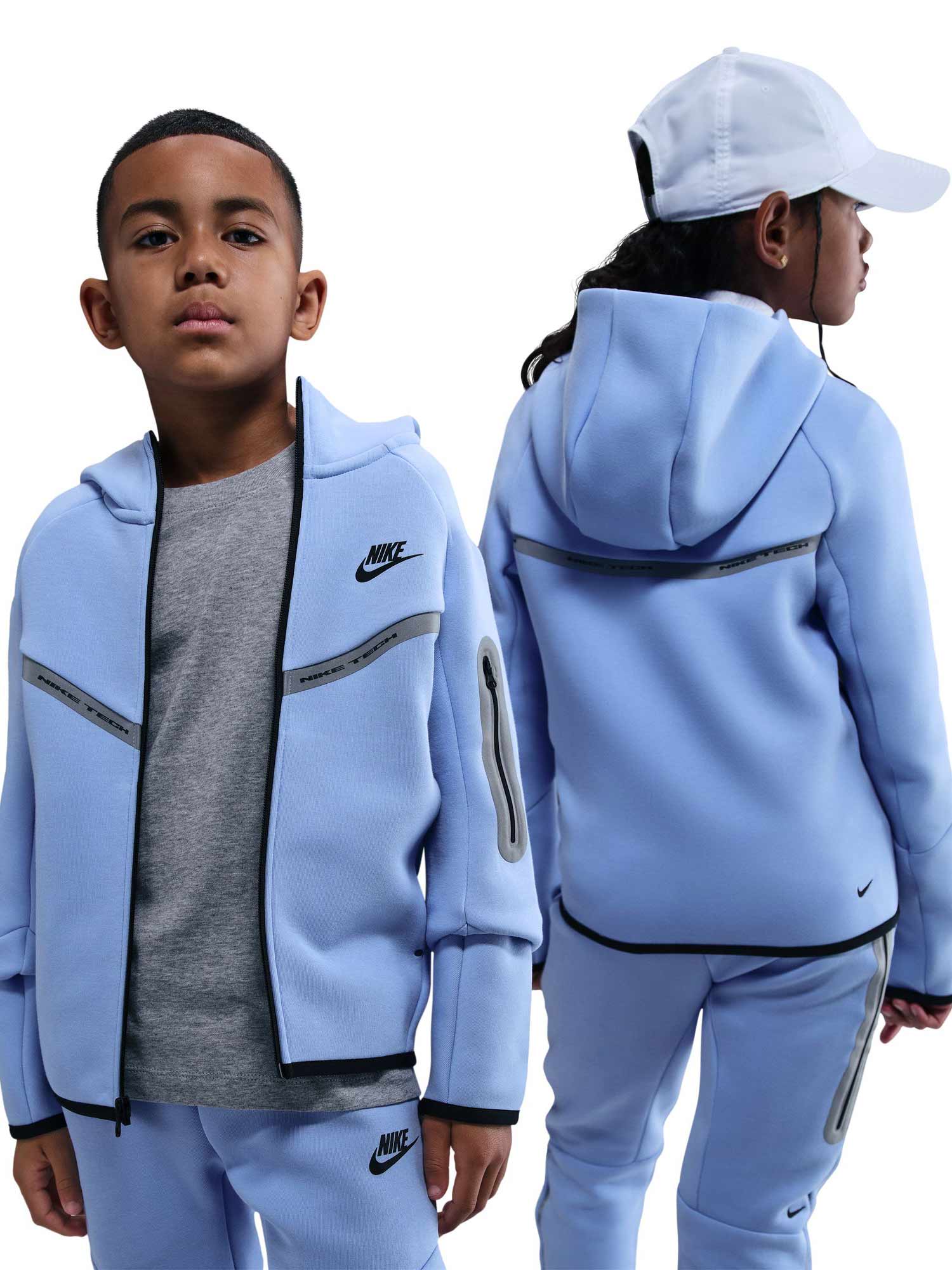 NIKE Суитшърт B NSW TCH FLC FZ REFLECT
