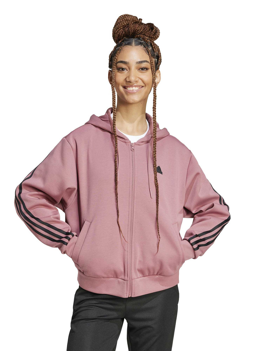 ADIDAS SPORTSWEAR Суитшърт Future Icons 3-Stripes Full Zip Hoodie