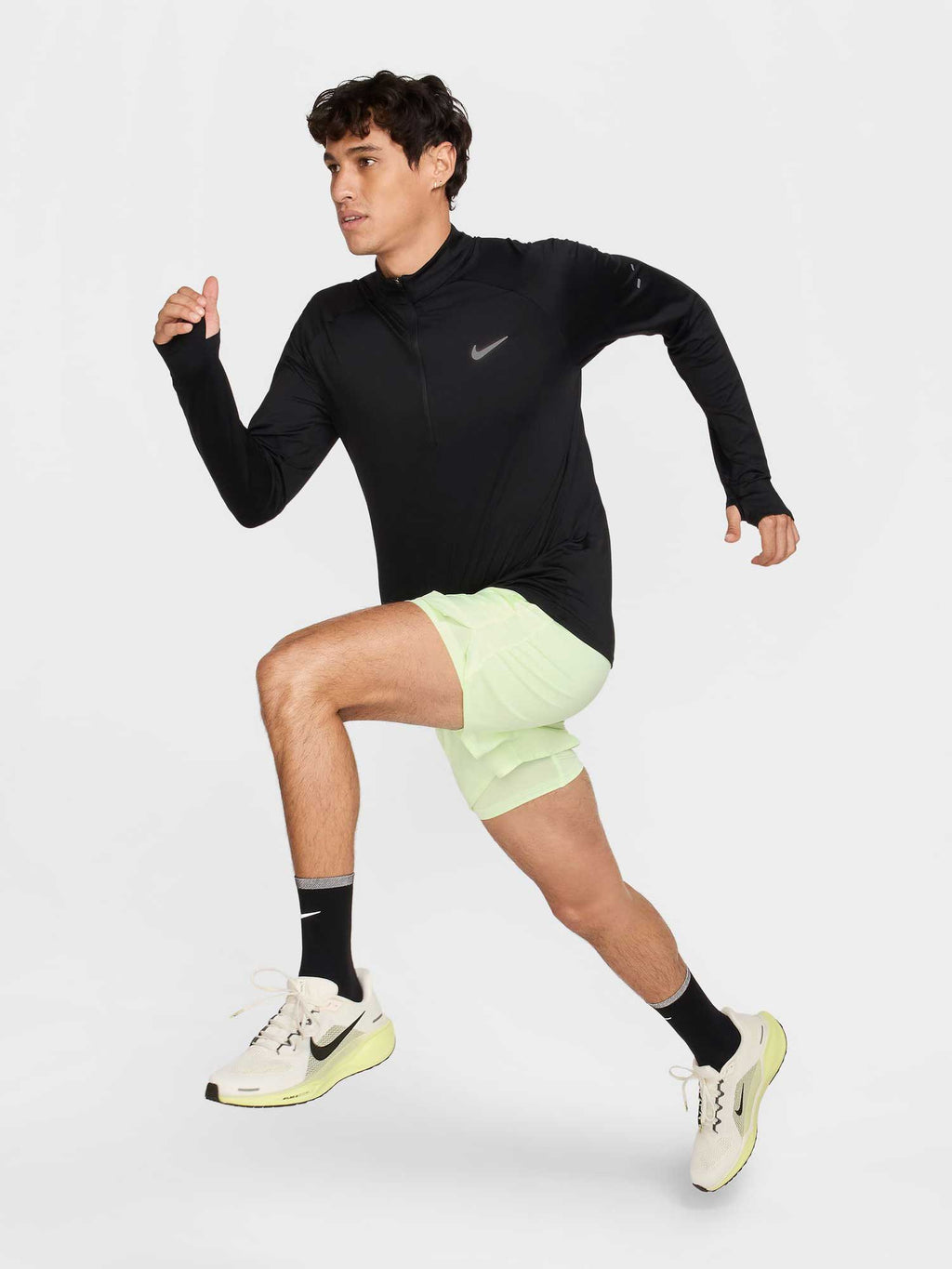 NIKE Блуза M NK DF STRIDE HZ MIDLAYER