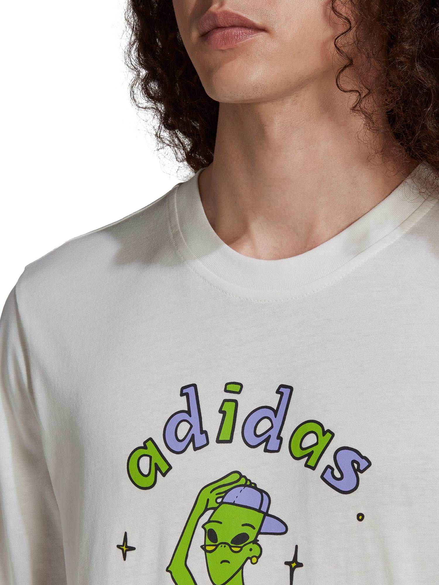 ADIDAS ORIGINALS Блуза Graphics Stoked Alien Long Sleeve