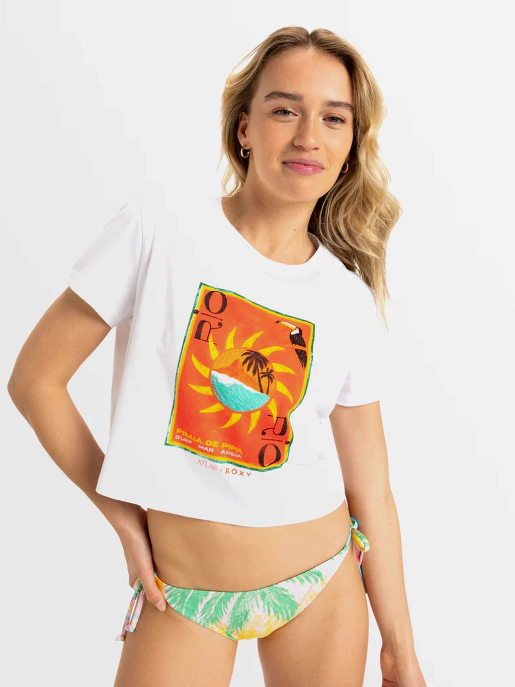ROXY Тениска ATLAS OCEANREGULAR CROP