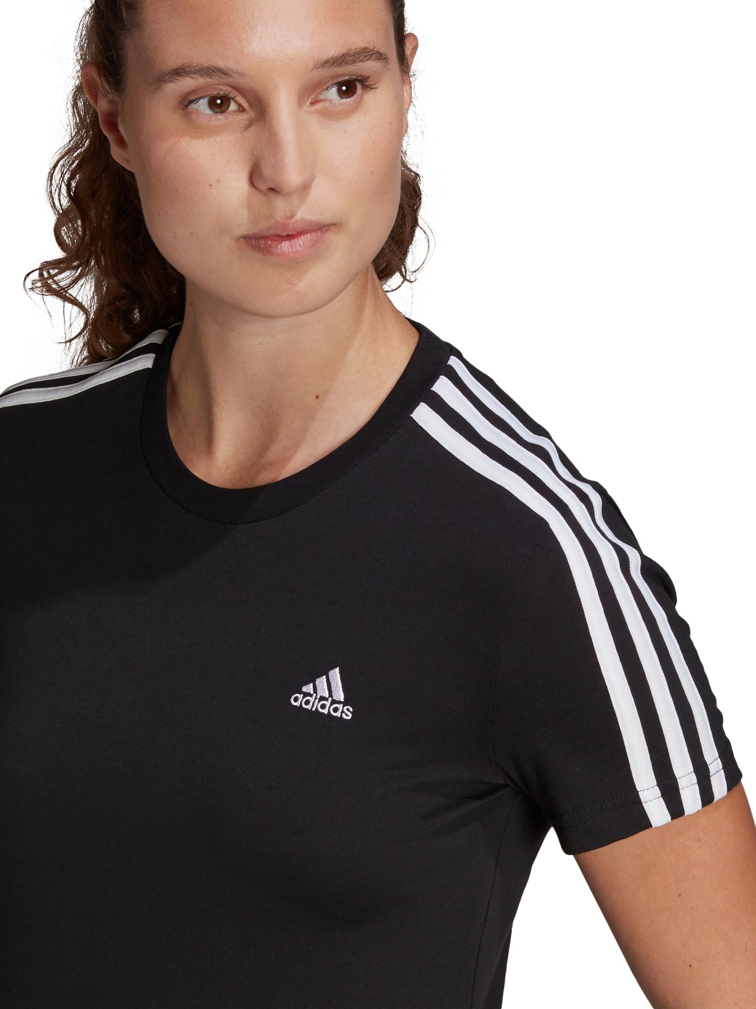 ADIDAS SPORTSWEAR Тениска LOUNGEWEAR Essentials Slim 3-S