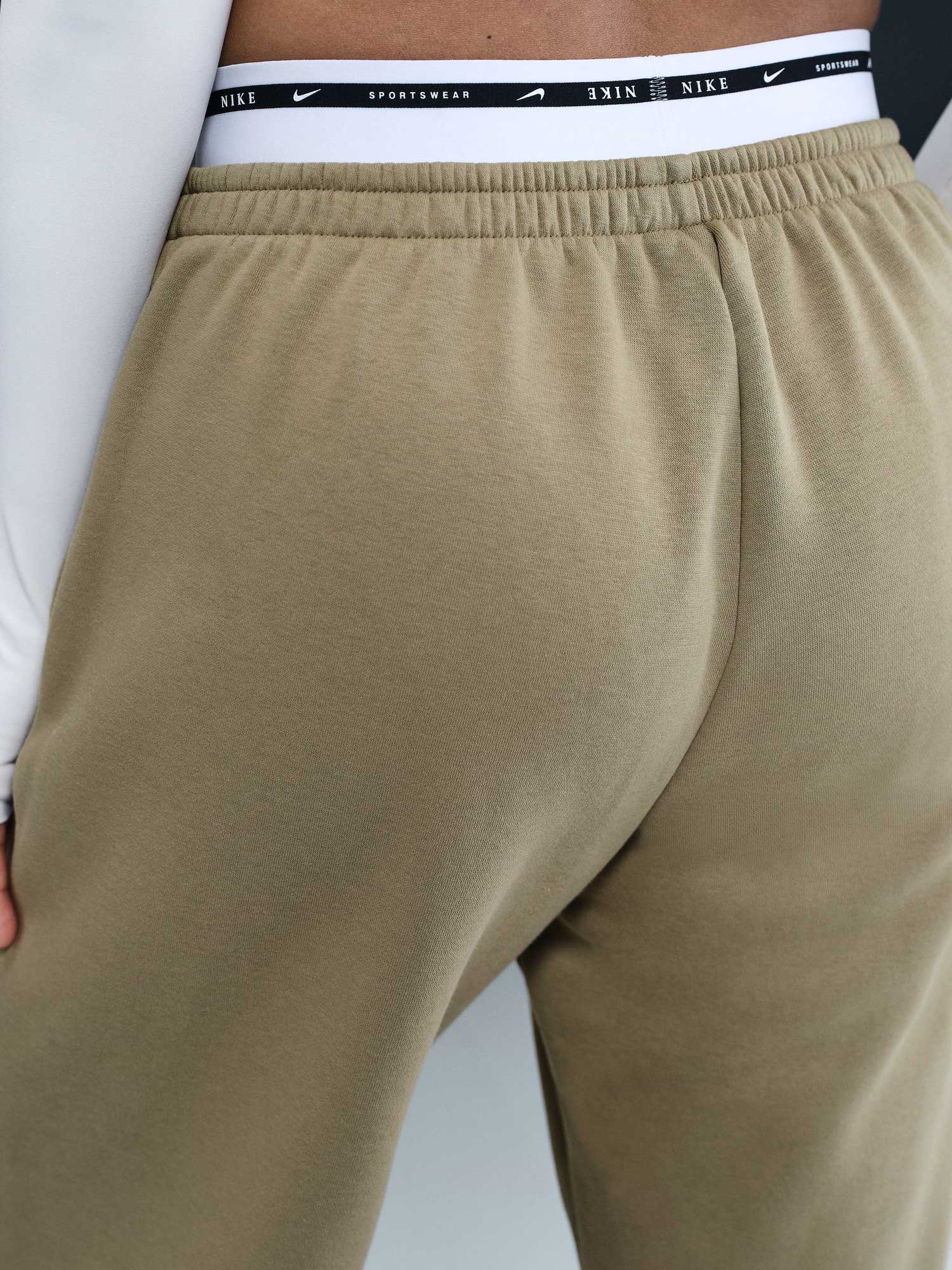 NIKE Спортно долнище W NSW PHNX FLC HR PANT GLS