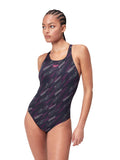 SPEEDO Цял бански WOMENS HYPERBOOM ALLOVER MEDALIST