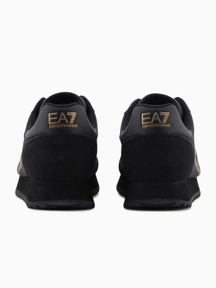 EA7 Emporio Armani Обувки SNEAKER BLACK WHITE