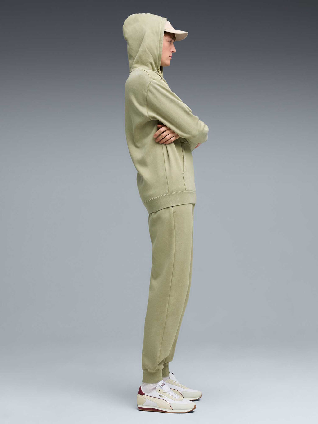 PUMA Суитшърт ESS ELEVATED Relaxed Wash Hoodie FL