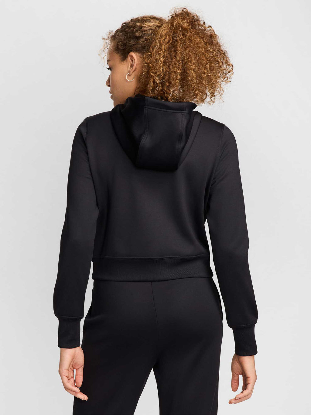 NIKE Суитшърт W NK ONE TF FZ HOODIE LBR