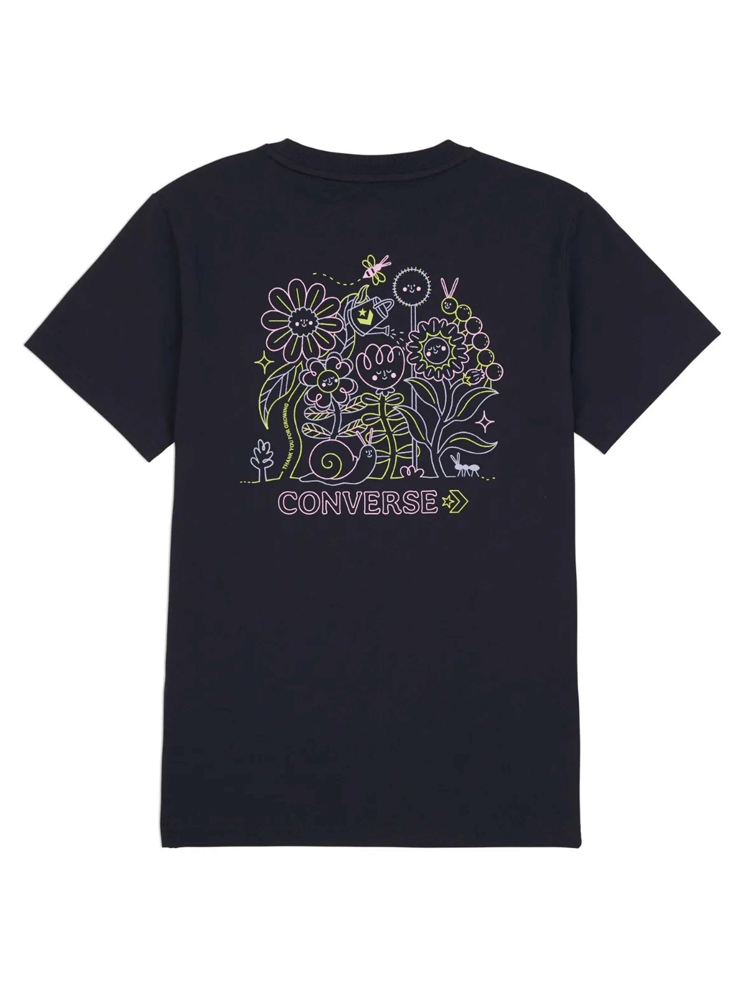 CONVERSE Тениска FLOWER GARDEN SLIM-FIT