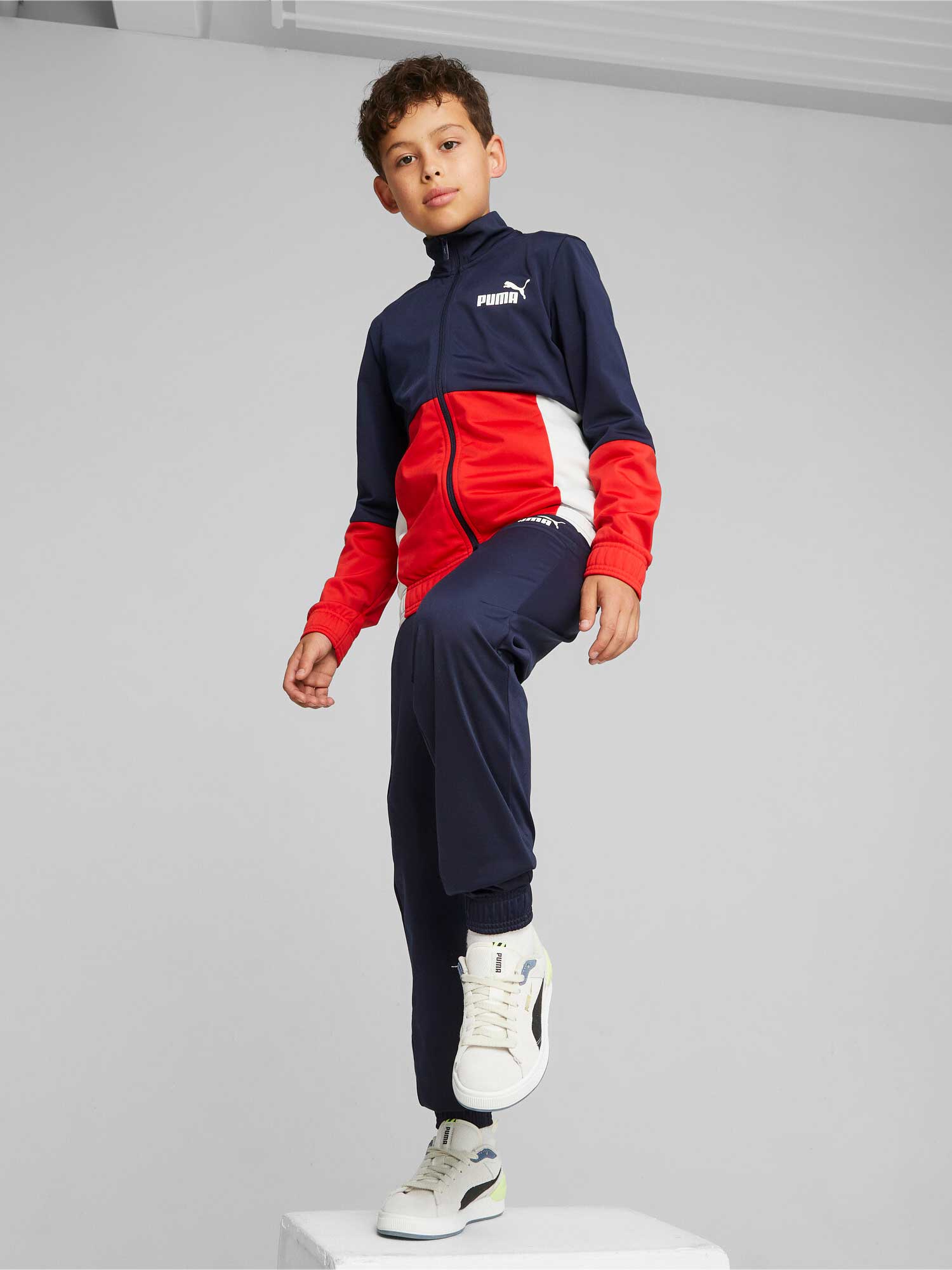 PUMA Спортен екип Colorblock Poly Suit cl B