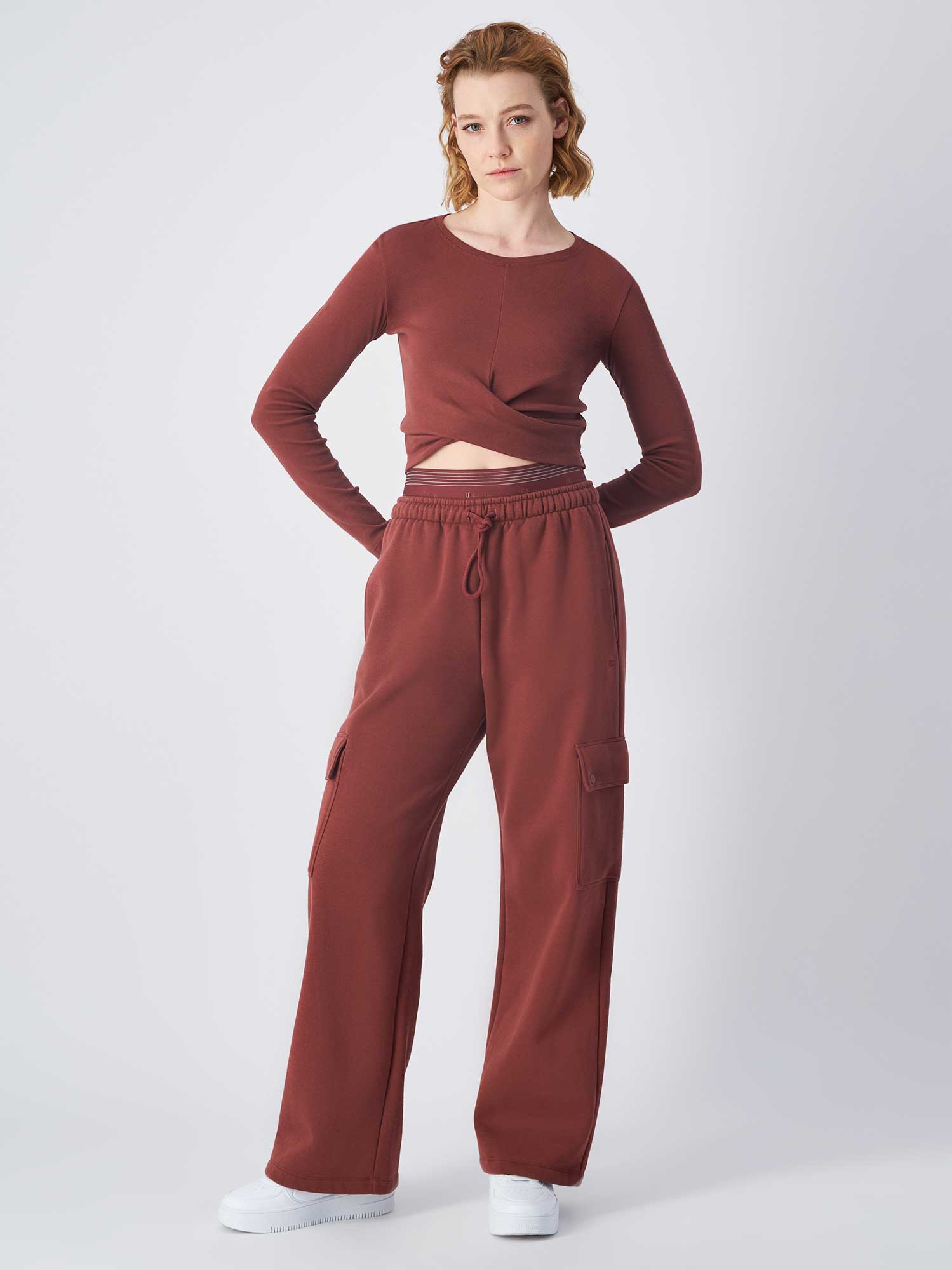 CHAMPION Блуза Crewneck Croptop T-Shirt