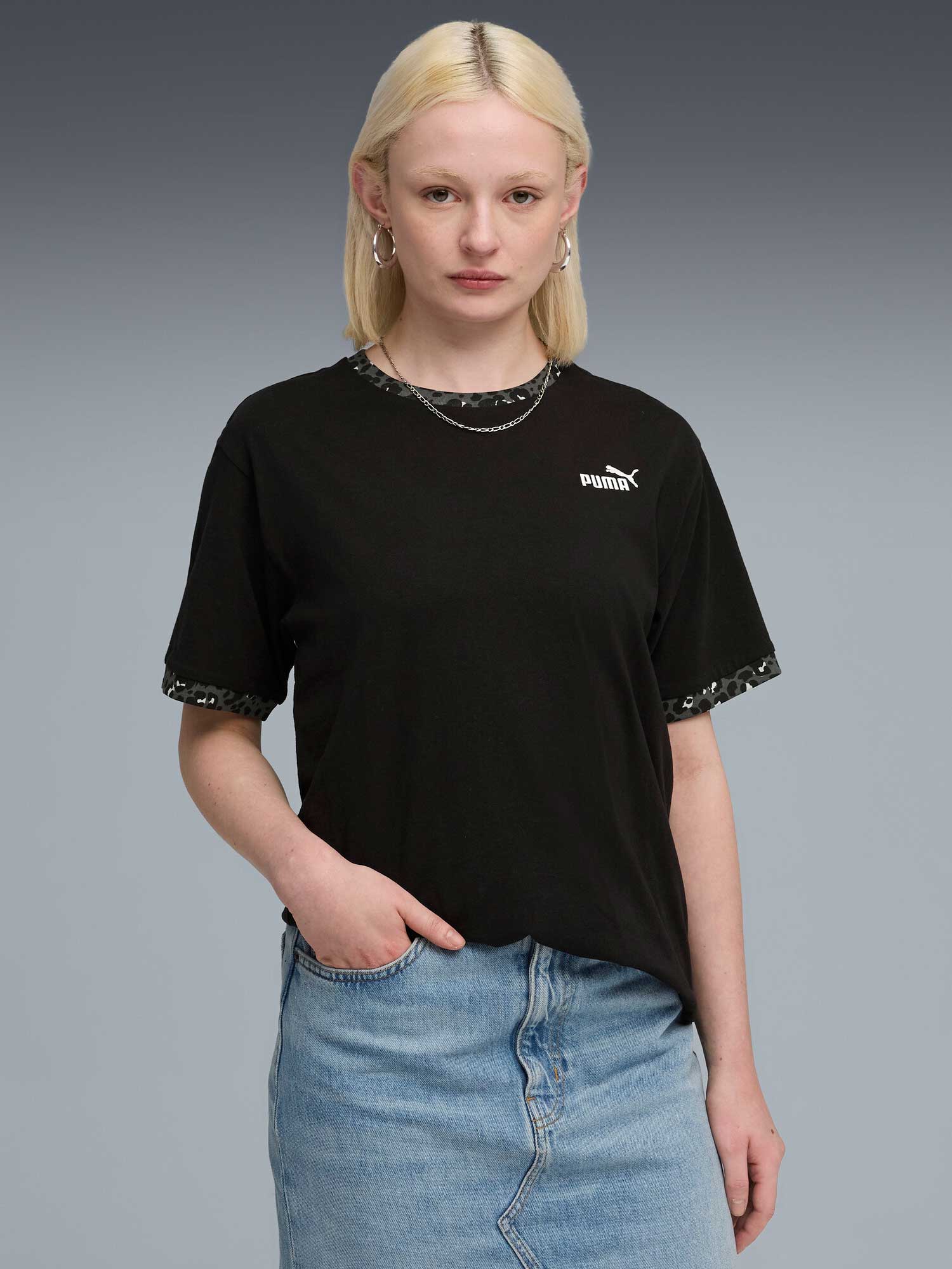PUMA Тениска ESS GRAPHIC Animal Relaxed Tee