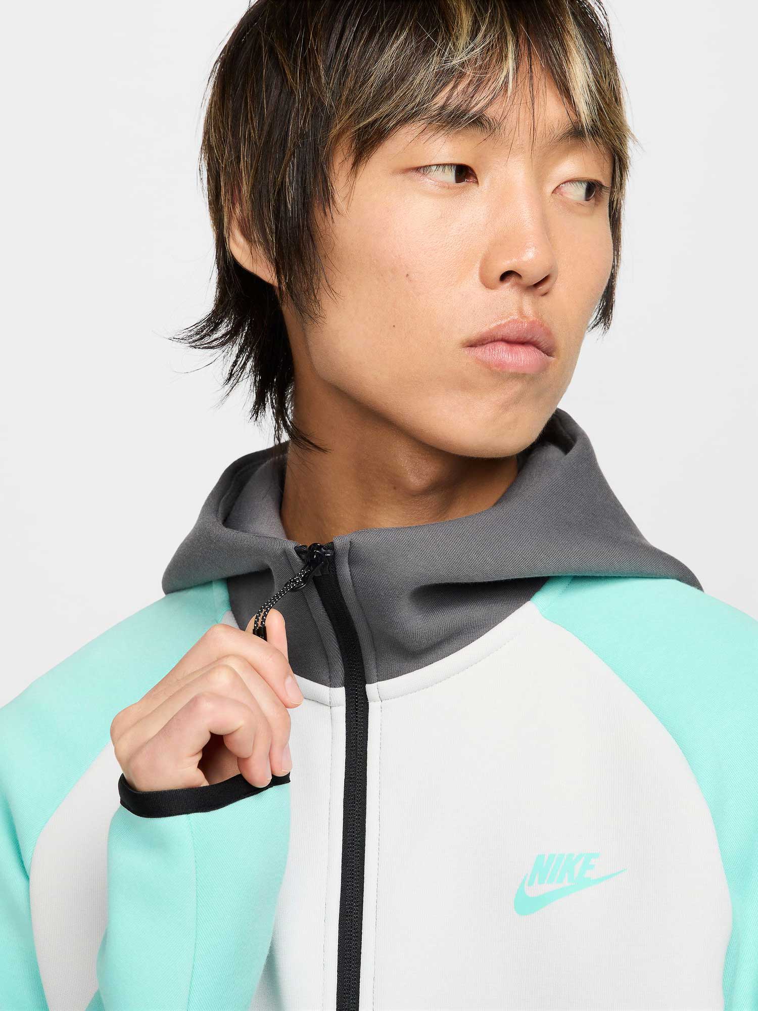 NIKE Суитшърт M NK TECH FLC FZ WR HOODIE