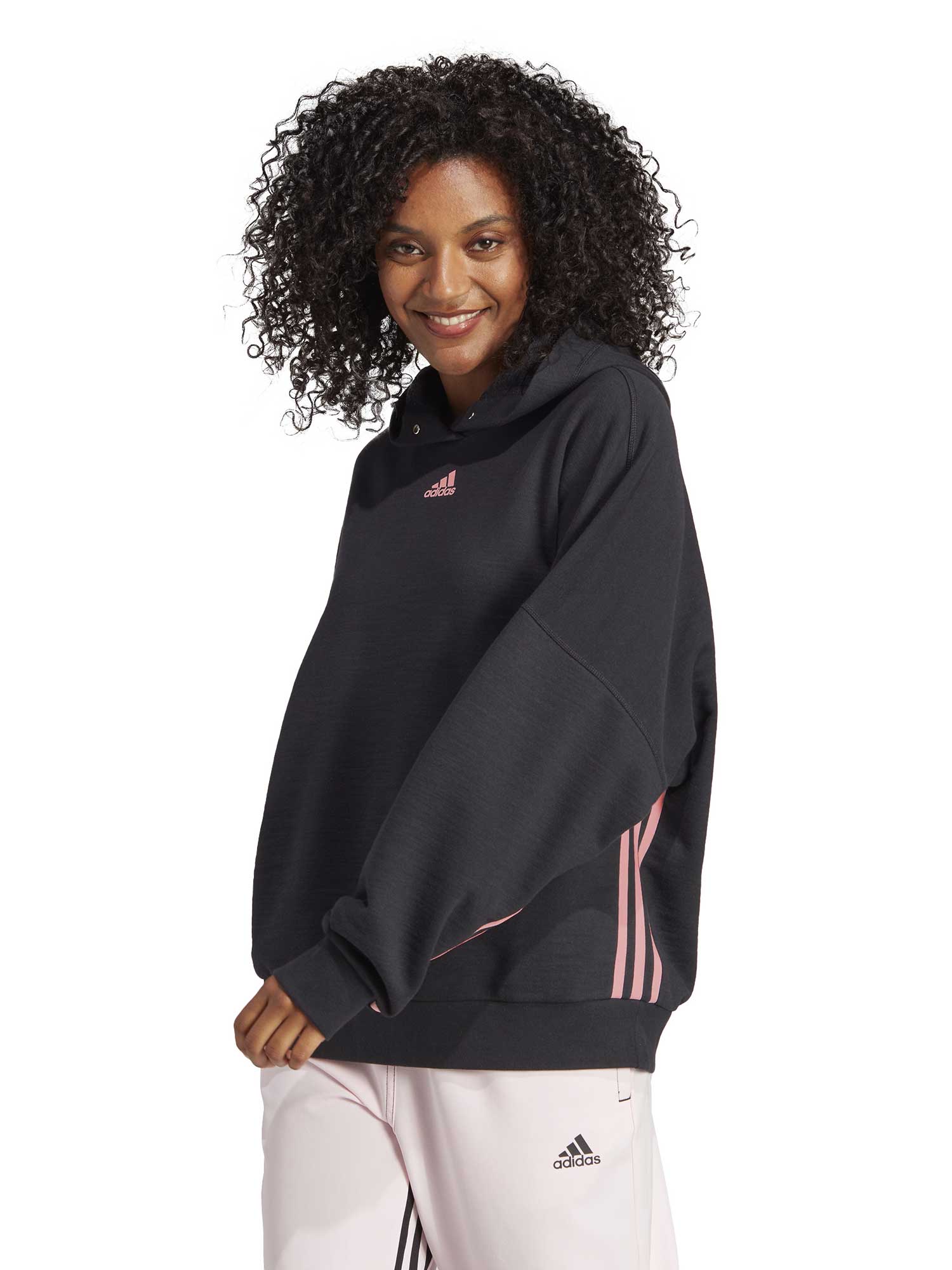ADIDAS SPORTSWEAR Суитшърт Dance 3-Stripes Oversize Hoodie