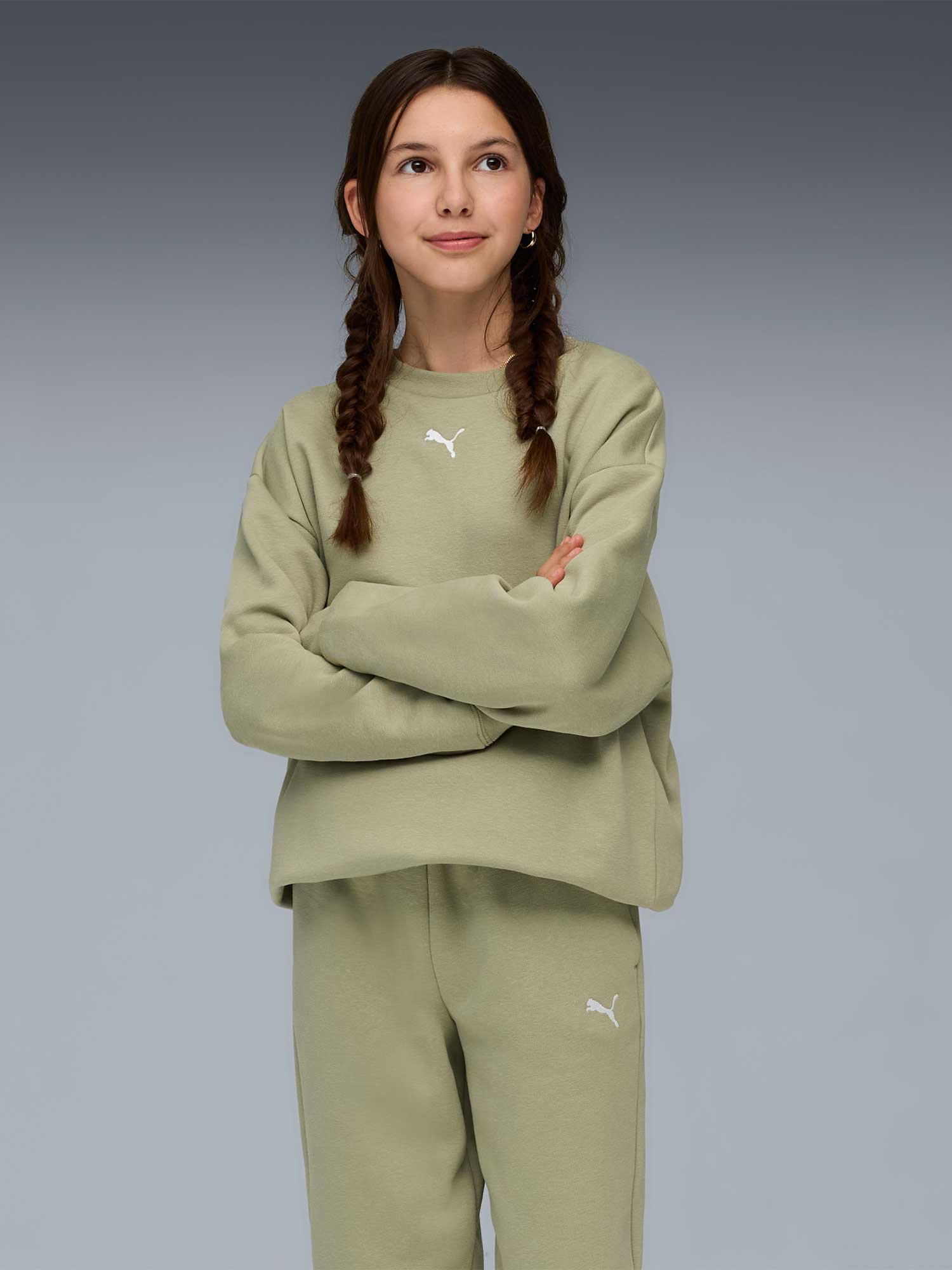 PUMA Спортен екип Loungewear Oversized Sweat Suit G