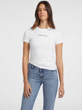 GUESS JEANS Тениска GJ SS CN SLIM LOGO PRINT TEE