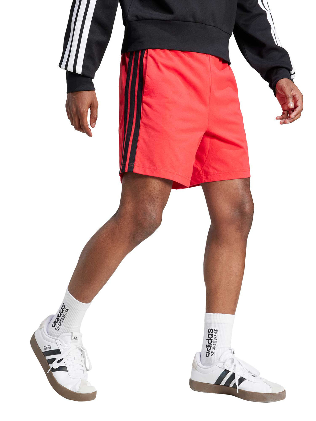ADIDAS SPORTSWEAR Къси панталони Essentials 3-Stripes Single Jersey