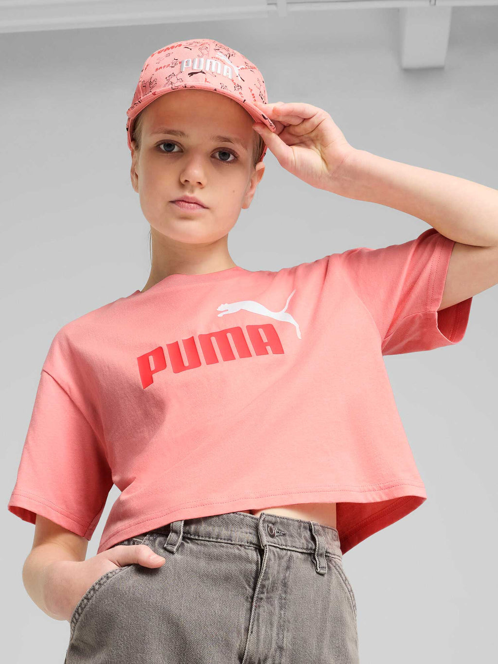 PUMA Шапка ESS No.1 Logo AOP BB Cap Jr