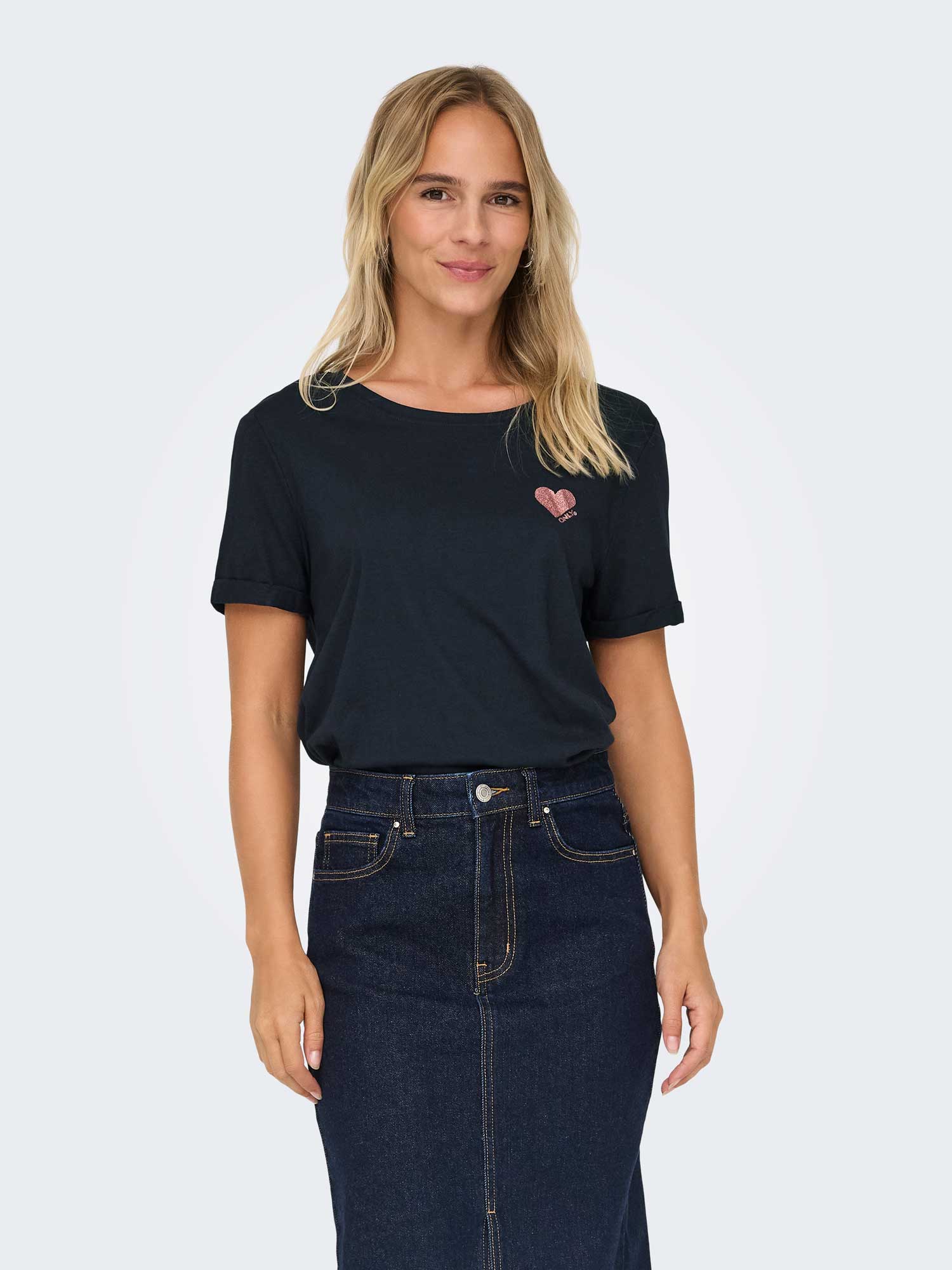ONLY Тениска ONLKITA LIFE S/S TOP NOOS