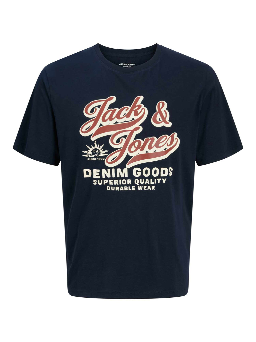 JACK & JONES Тениска JJELOGO TEE SS O-NECK 2 COL AW25 SN