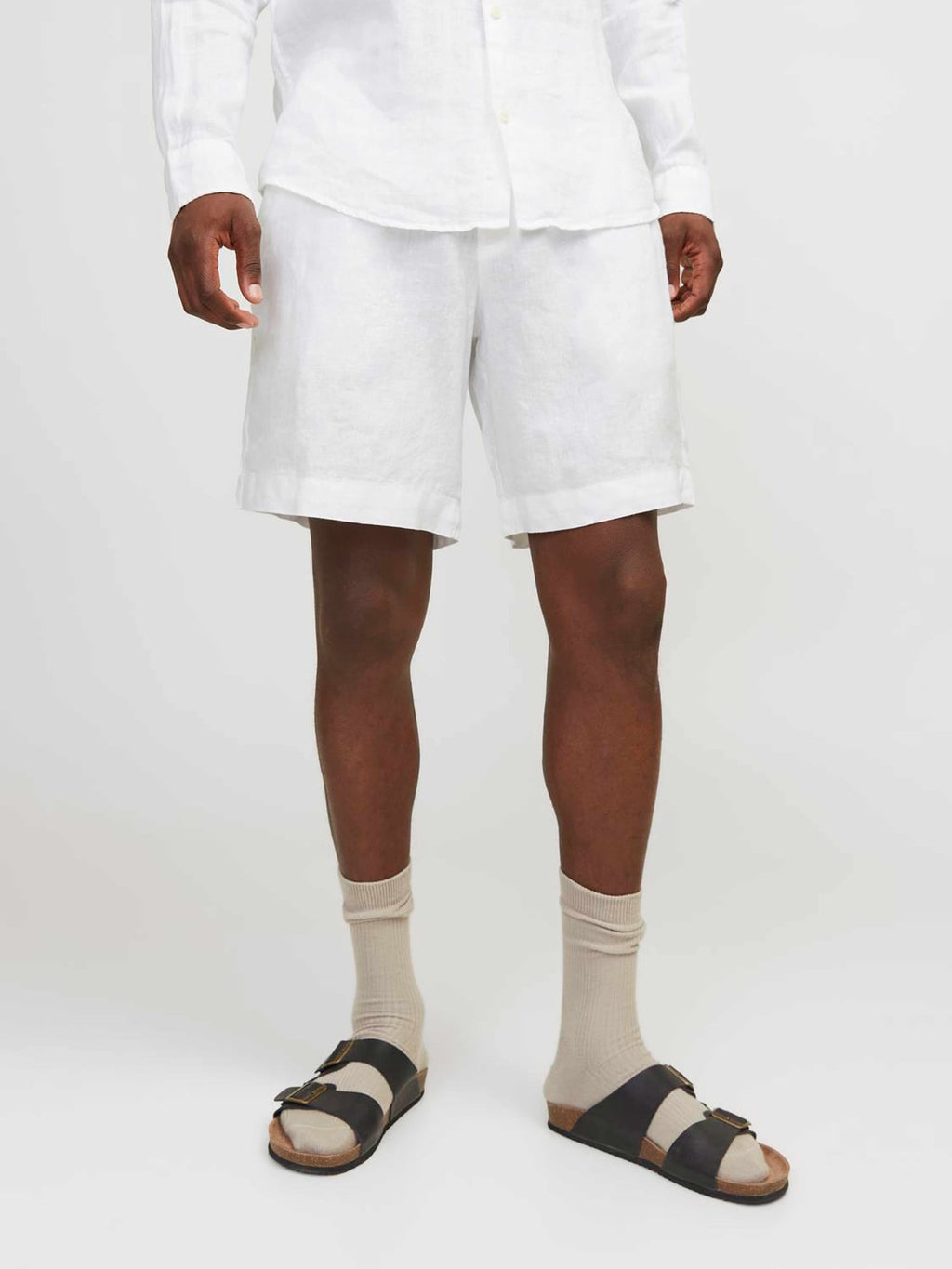 JACK & JONES Къси панталони JPSTBILL LAWRENCE LINEN SHORTS