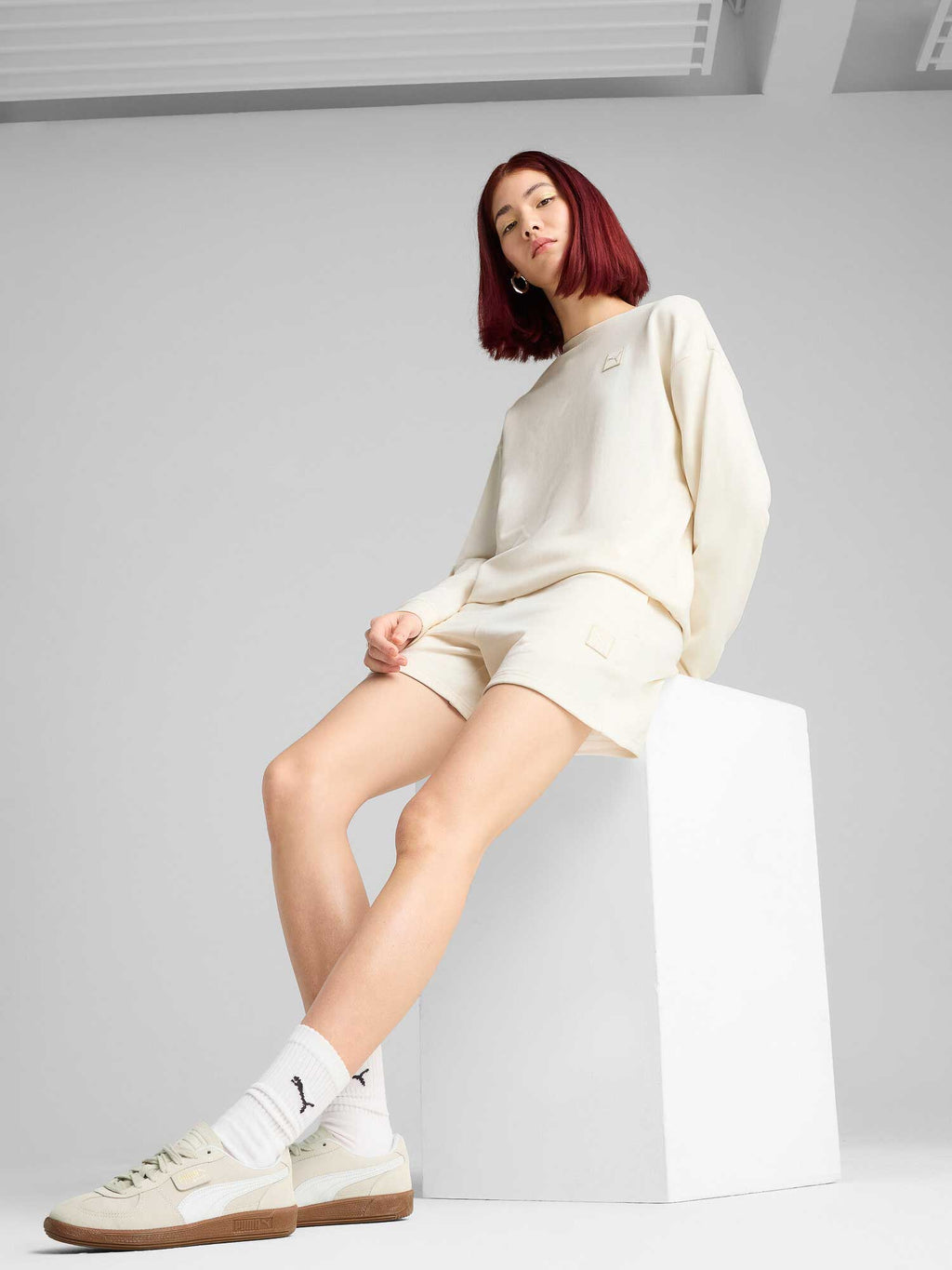PUMA Къси панталони ESS ELEVATED Mid-Rise Shorts 5