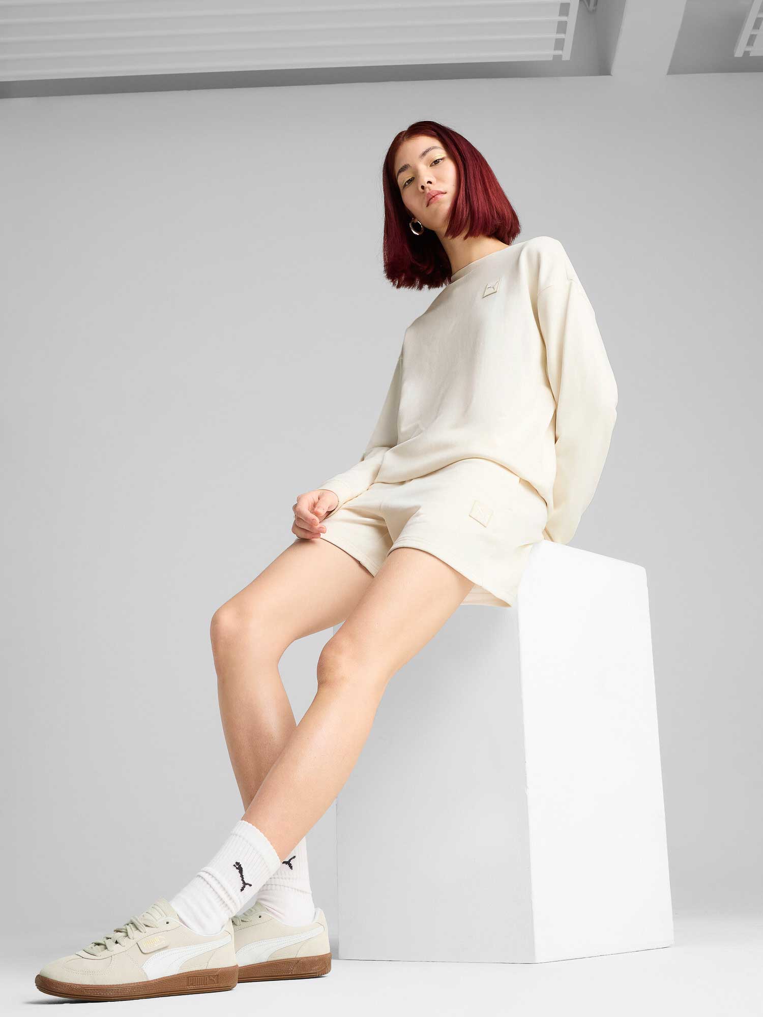 PUMA Къси панталони ESS ELEVATED Mid-Rise Shorts 5