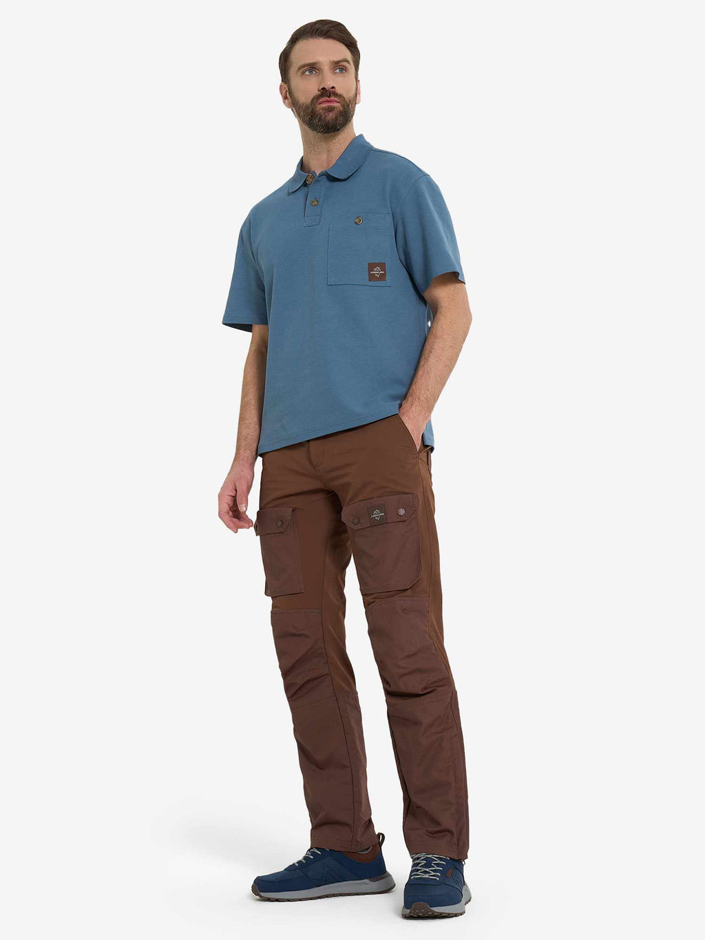 CORDILLERO Тениска Travel Male Polo Best textured fabric