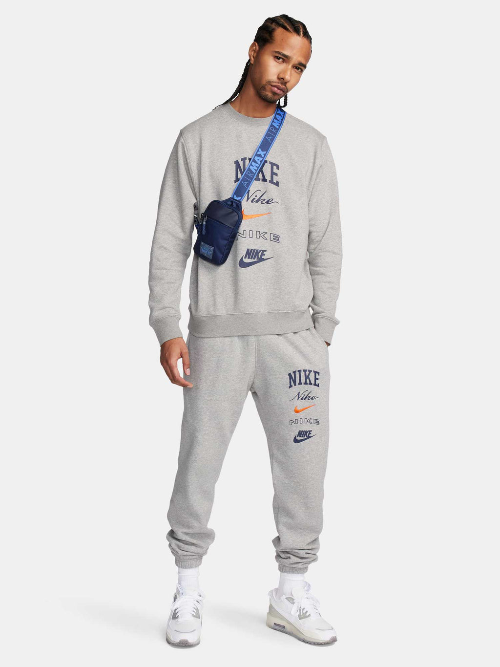 NIKE Спортно долнище M NK CLUB BB CF PANT STACK GX