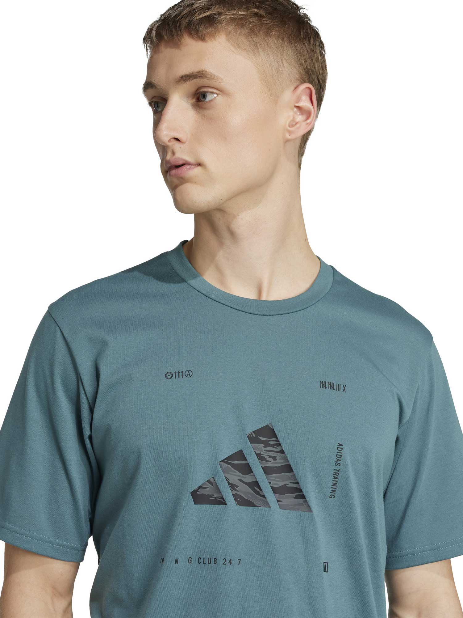 ADIDAS PERFORMANCE Тениска Climacool Training Camo Logo Graphic
