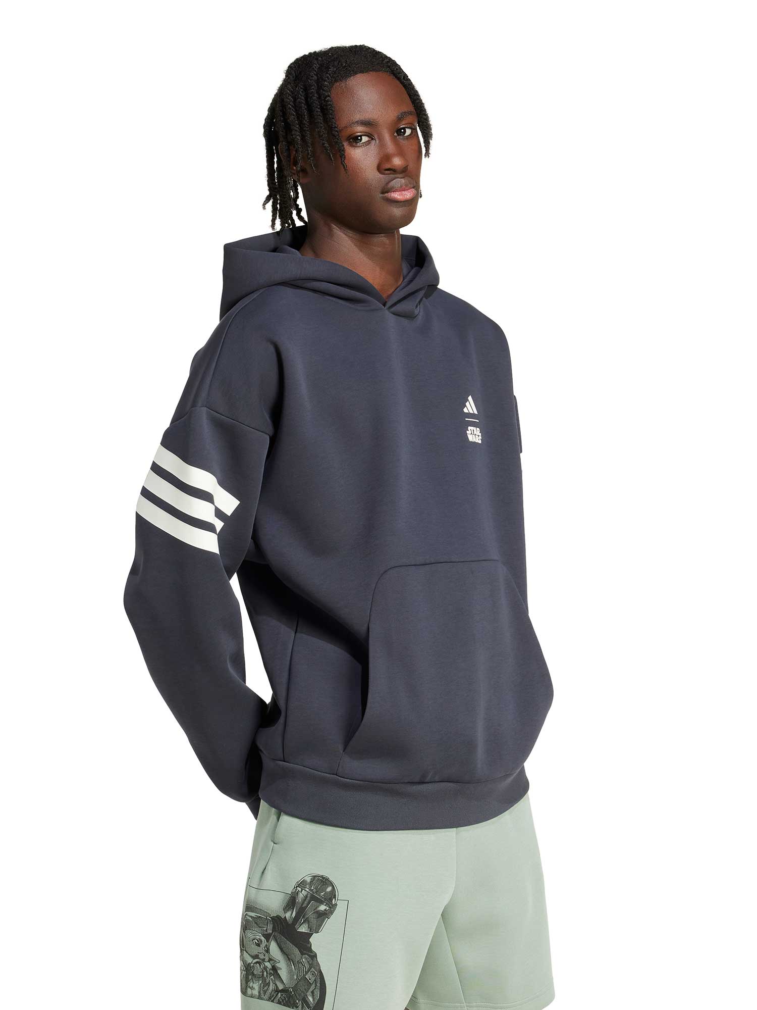 ADIDAS SPORTSWEAR Суитшърт x Star Wars The Mandalorian Hoodie Back