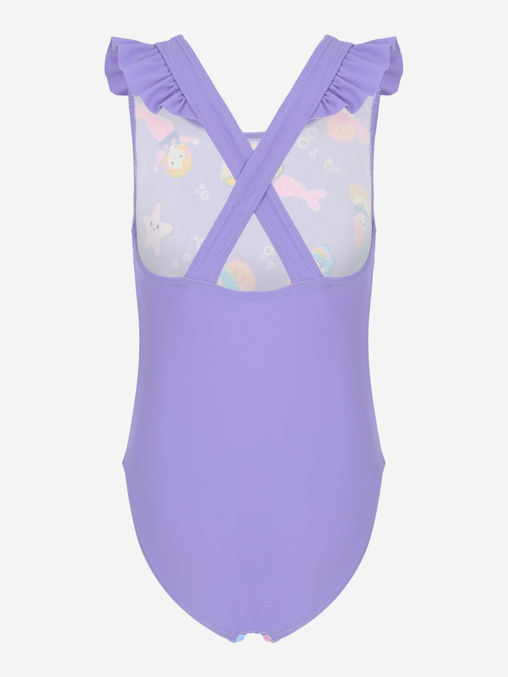 JOSS Цял бански Little Girls All-Over Printed