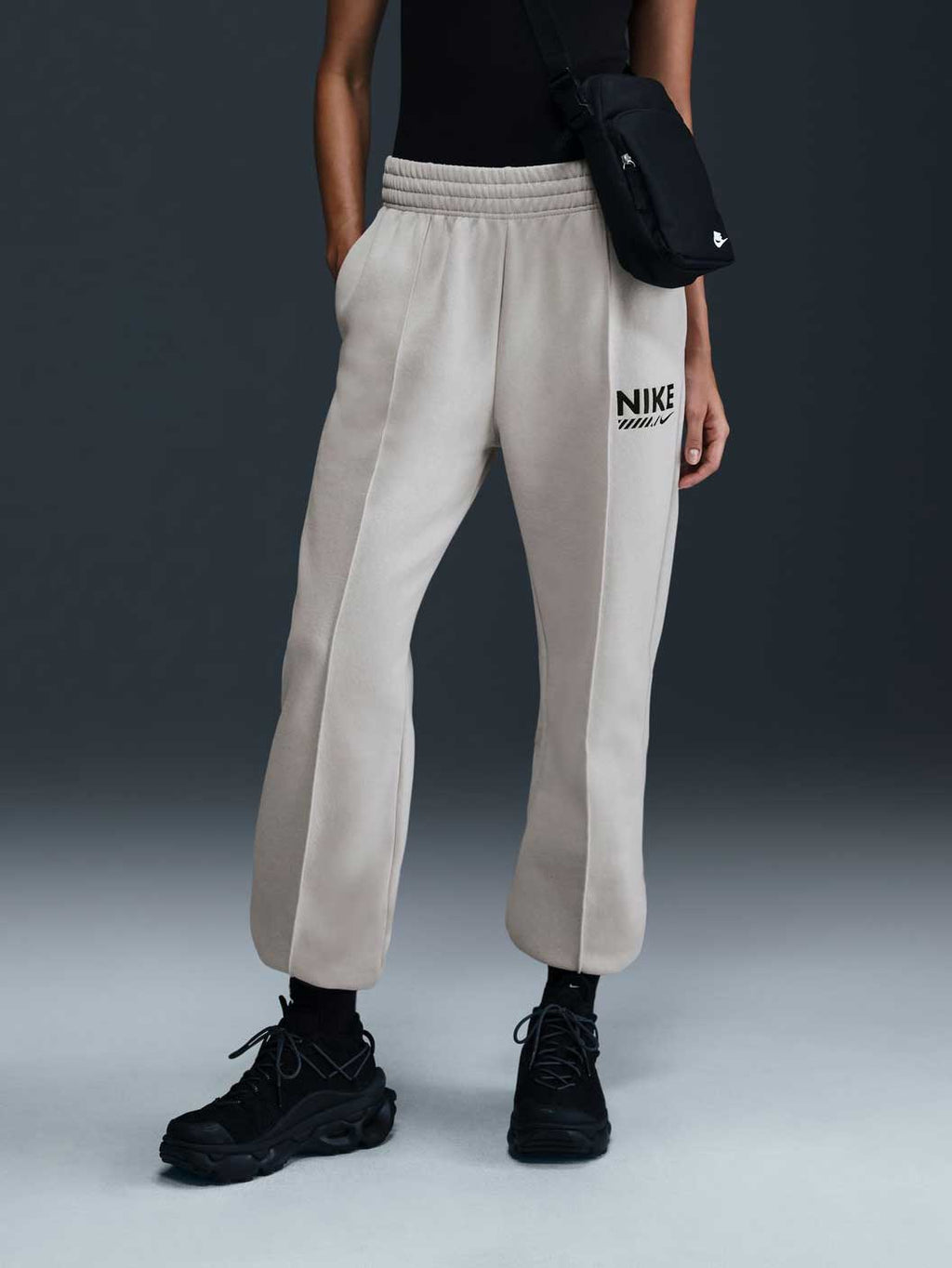 NIKE Спортно долнище W NSW FLC PANT GLS
