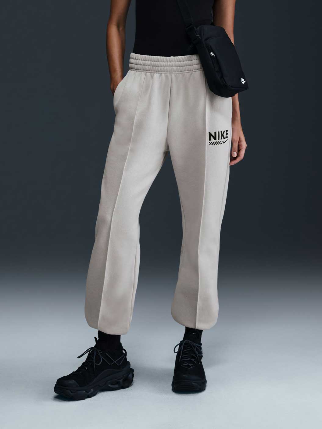 NIKE Спортно долнище W NSW FLC PANT GLS