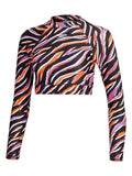 SPEEDO Блуза с UV защита WOMENS PRINTED CROP TOP