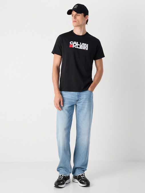Calvin Klein Jeans Тениска SS 30s EU CK REDBOX GRAPHIC TE