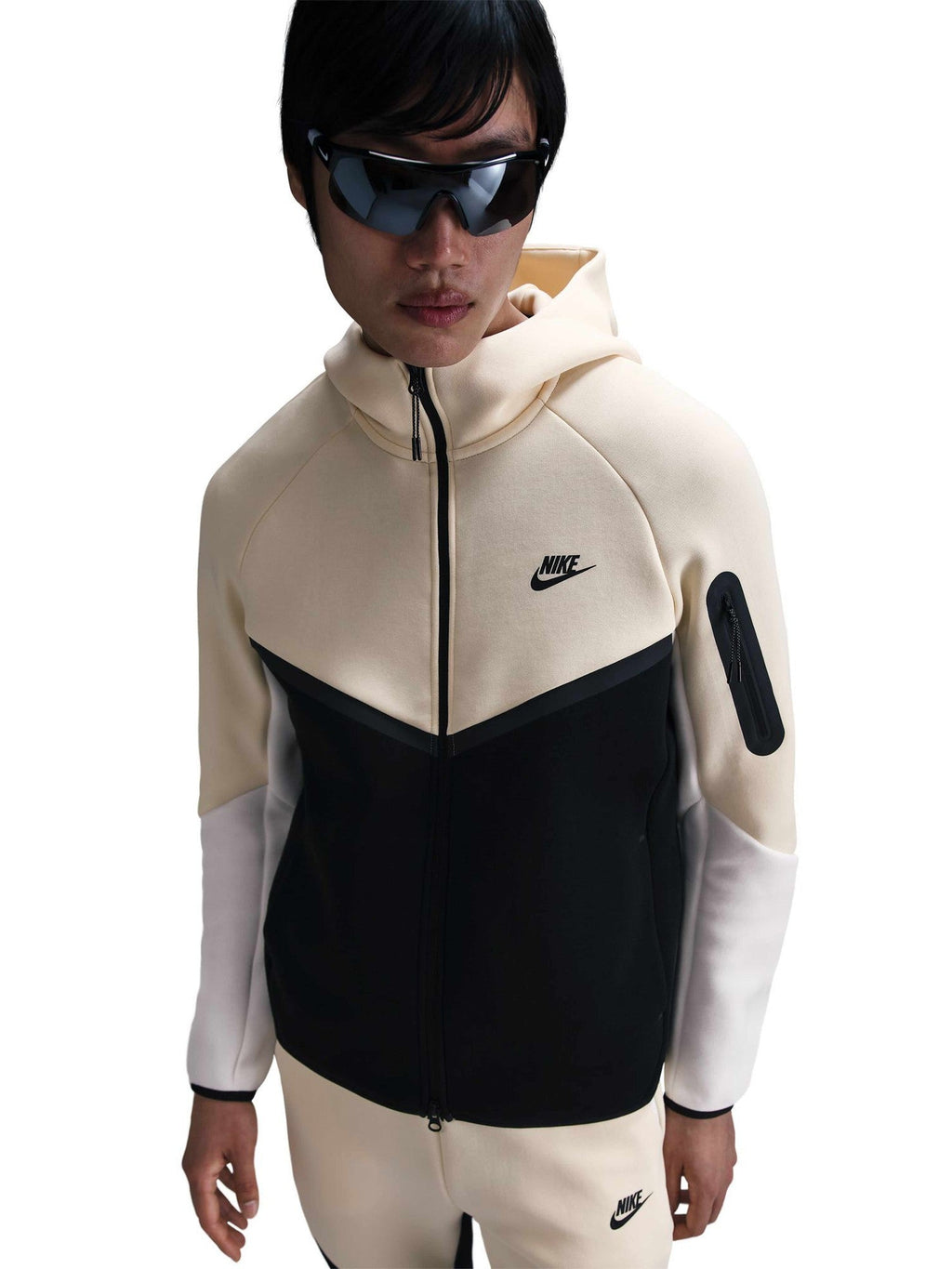 NIKE Суитшърт M NK TCH FLC FZ WR HOODIE