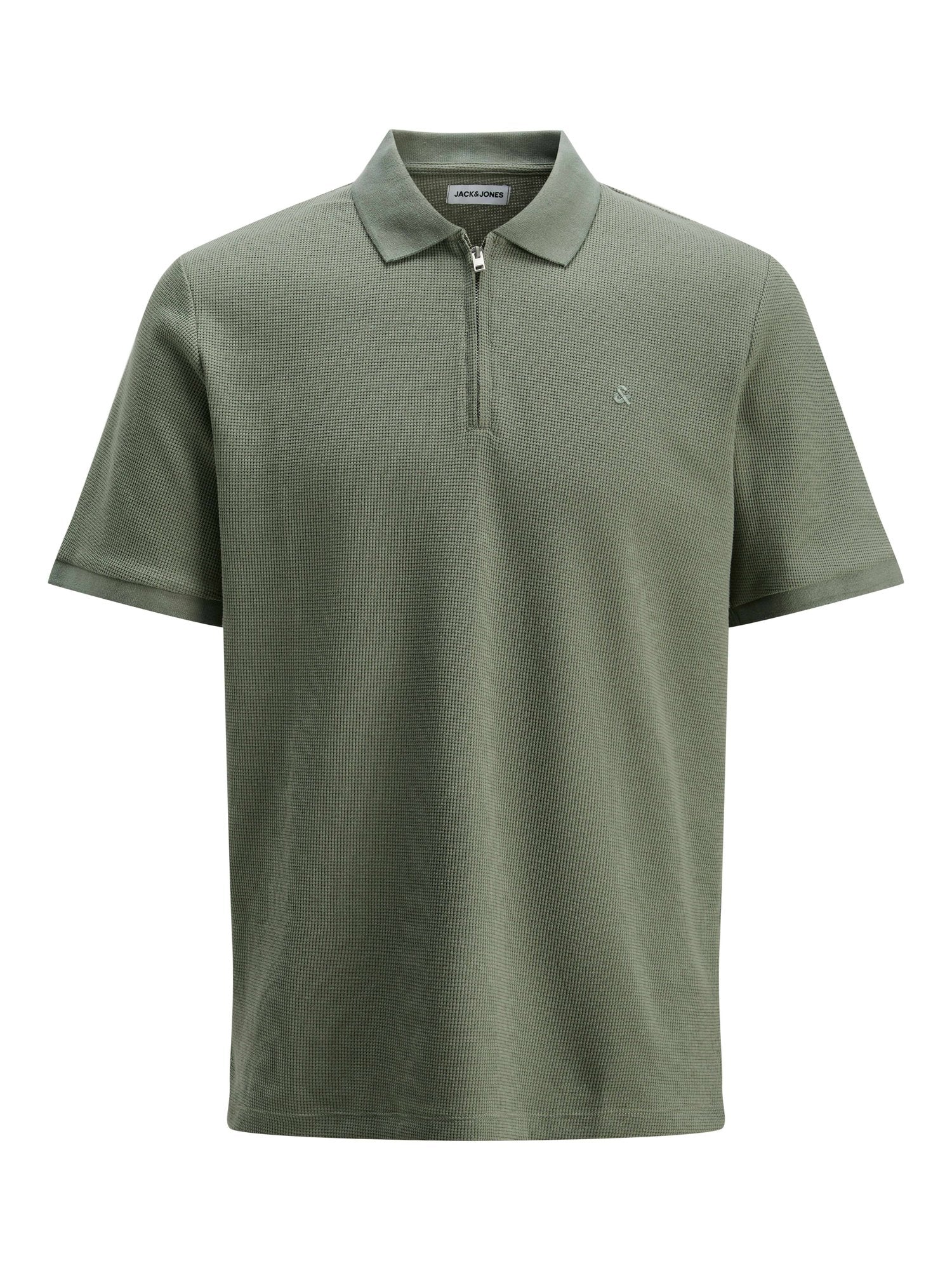 JACK & JONES Тениска JJEAUSTIN ZIP POLO SS NOOS