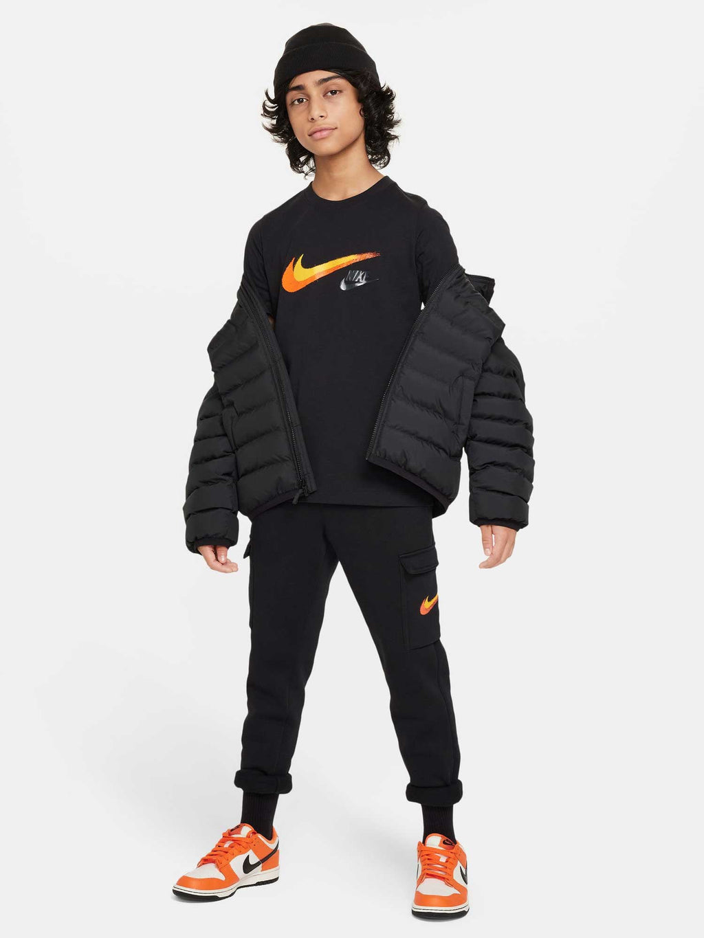 NIKE Тениска B NSW SI SS TEE