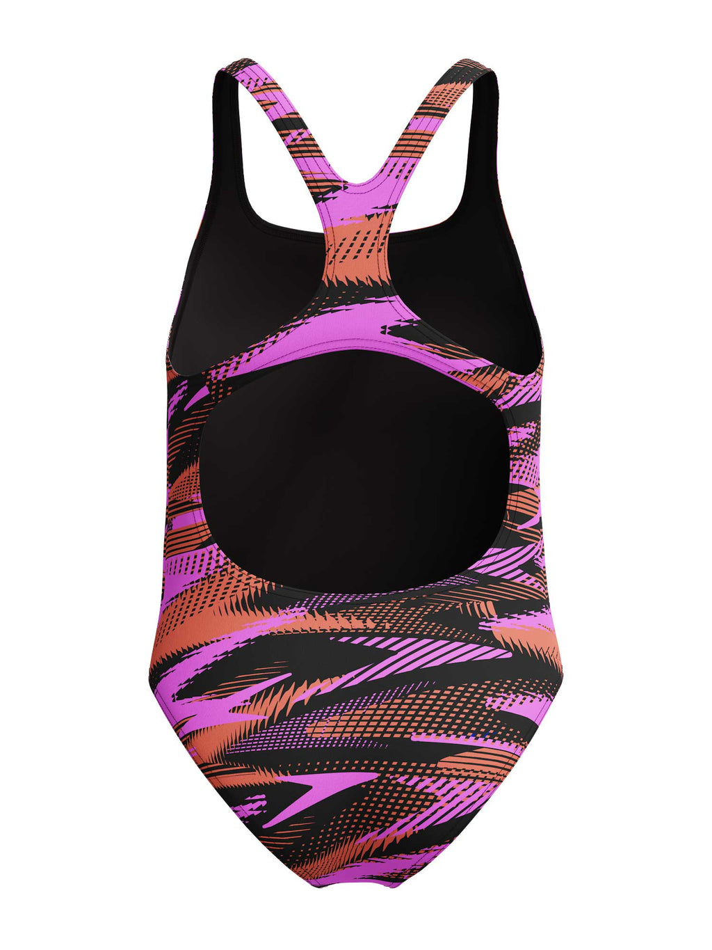 SPEEDO Цял бански GIRLS HYPERBOOM ALLOVER MEDALIST