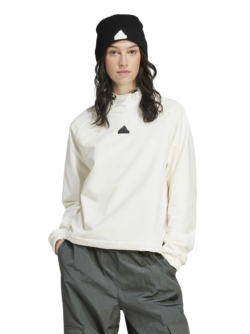 ADIDAS SPORTSWEAR Суитшърт City Escape Hoodie With Bungee Cord