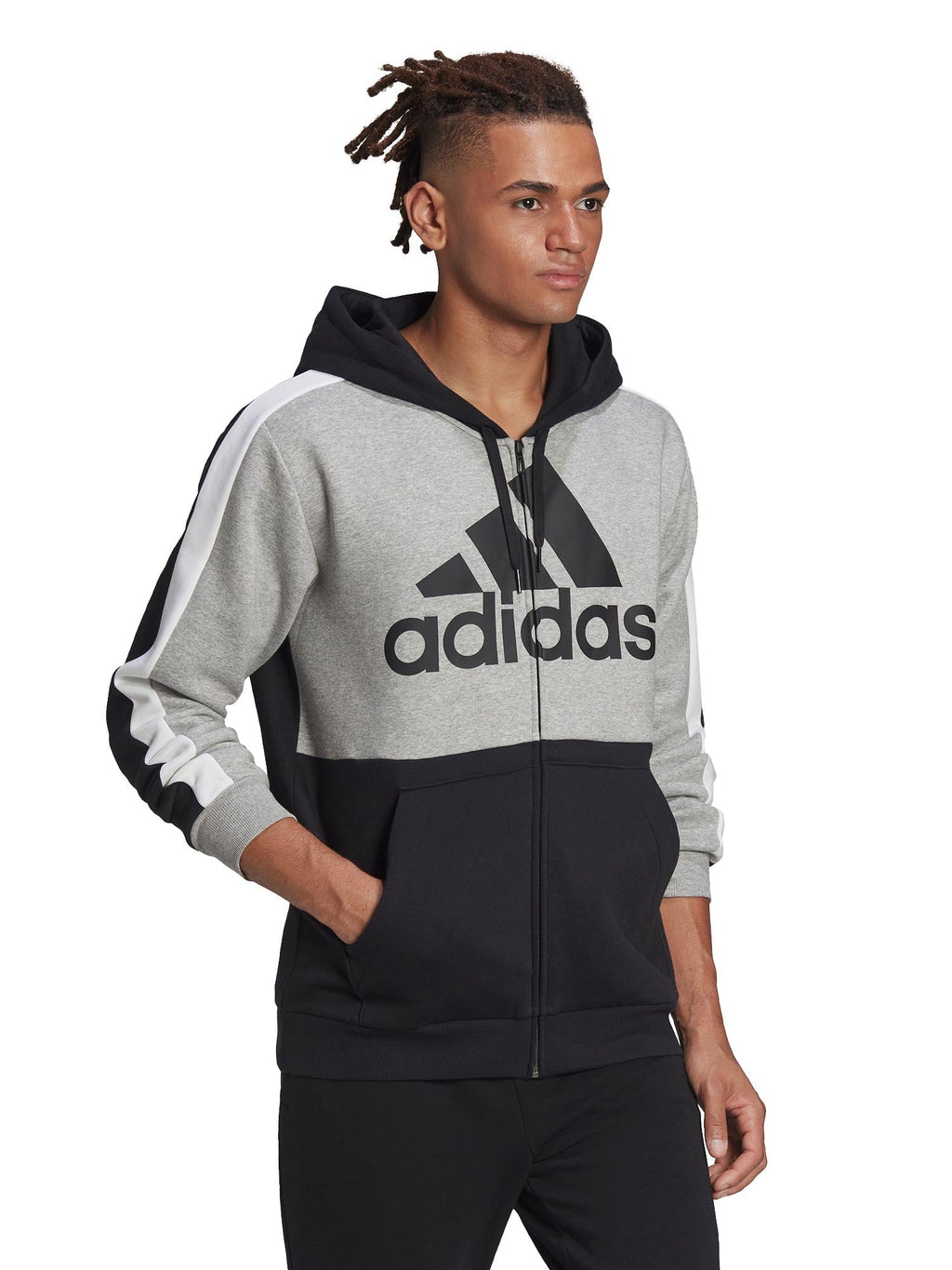 ADIDAS SPORTSWEAR Суитшърт Essentials Colorblock Fleece Full-Zip