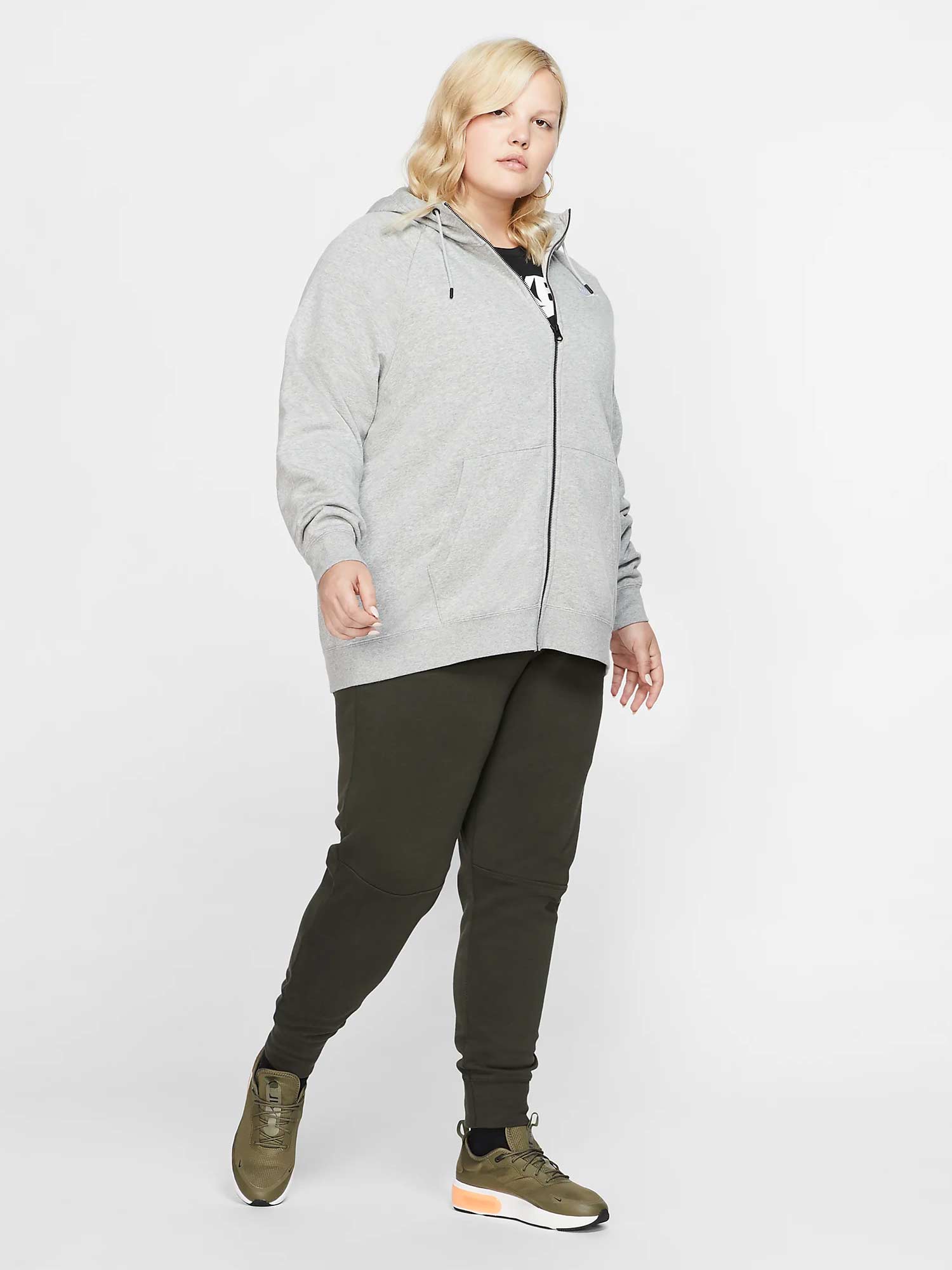 NIKE Суитшърт W ESSNTL FLC HDY PLUS