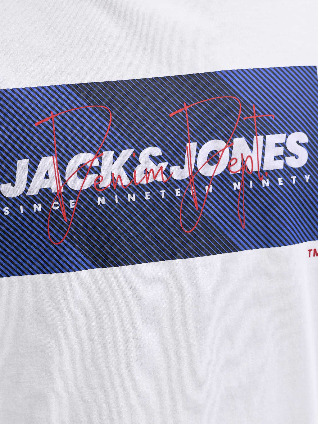 JACK & JONES Тениска JJCOLE PRINT TEE SS CREW NECK