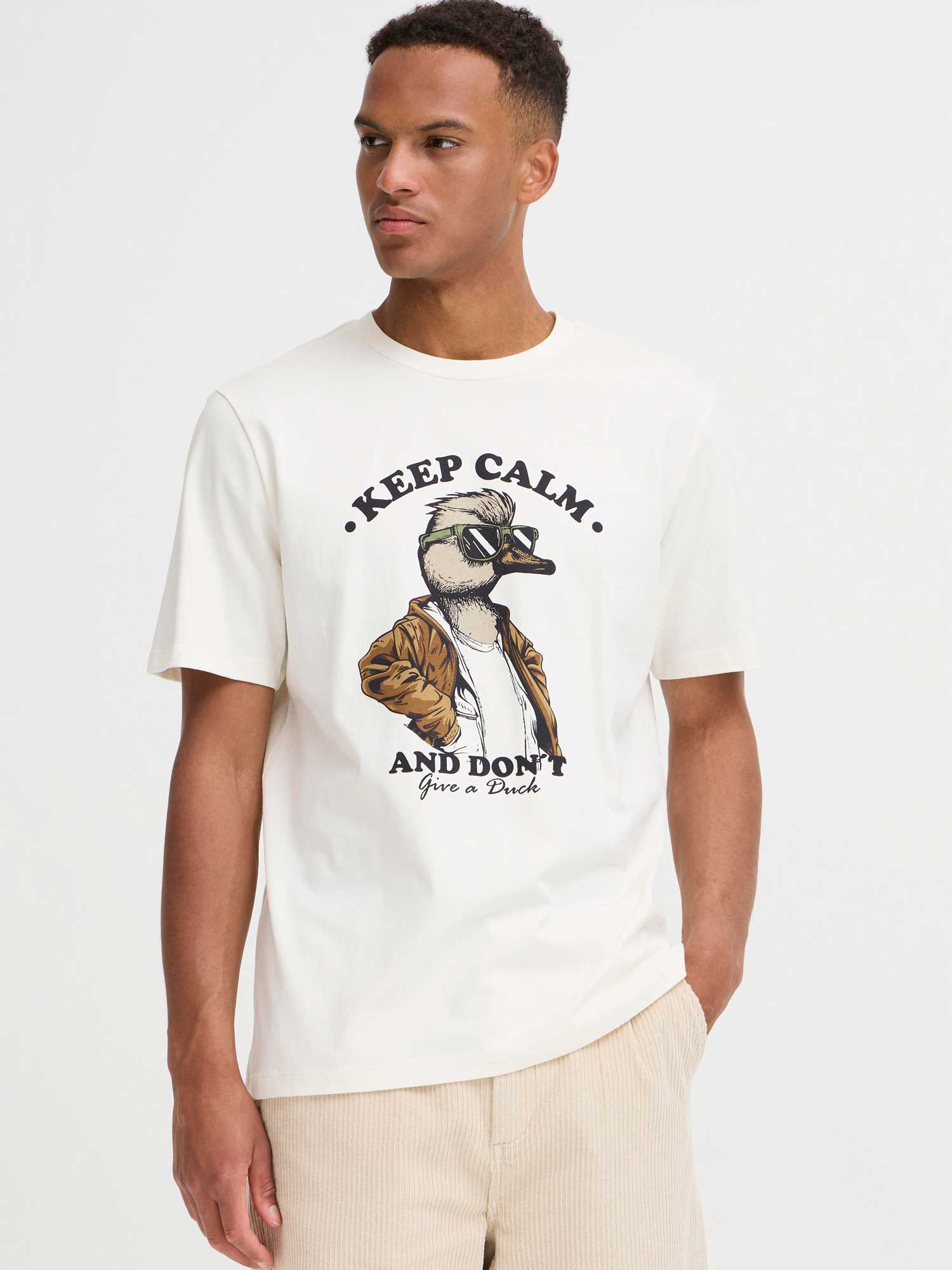 BLEND Тениска BHIVIK FUNNY GRAPH S/S TEE