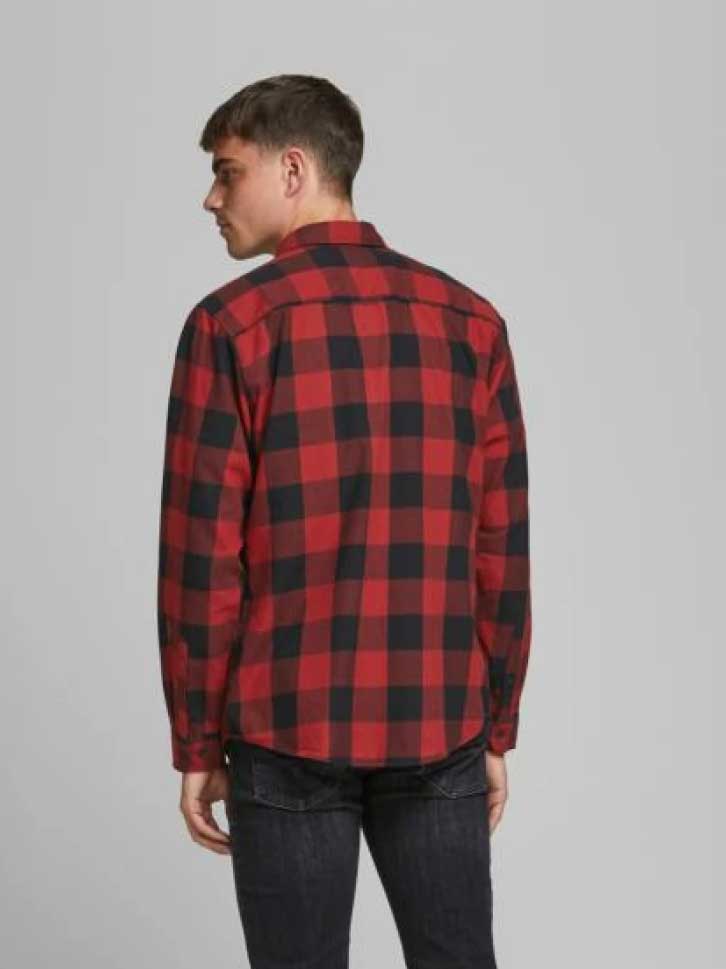 JACK & JONES Риза JJEGINGHAM TWILL SHIRT L/S NOOS