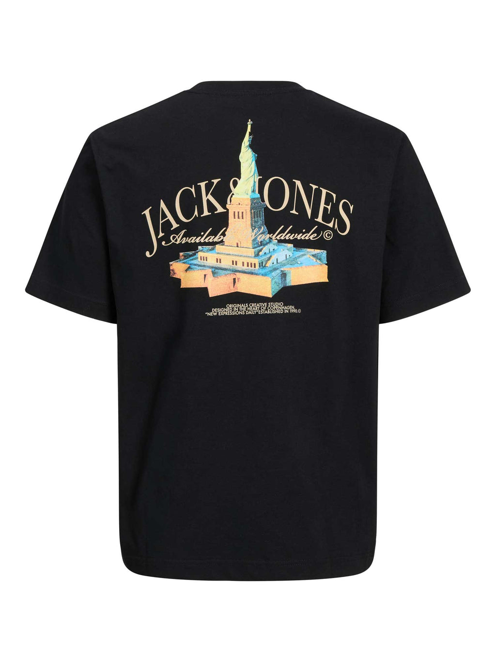 JACK & JONES Тениска JORBOSTON PHOTO TEE SS CREW NECK
