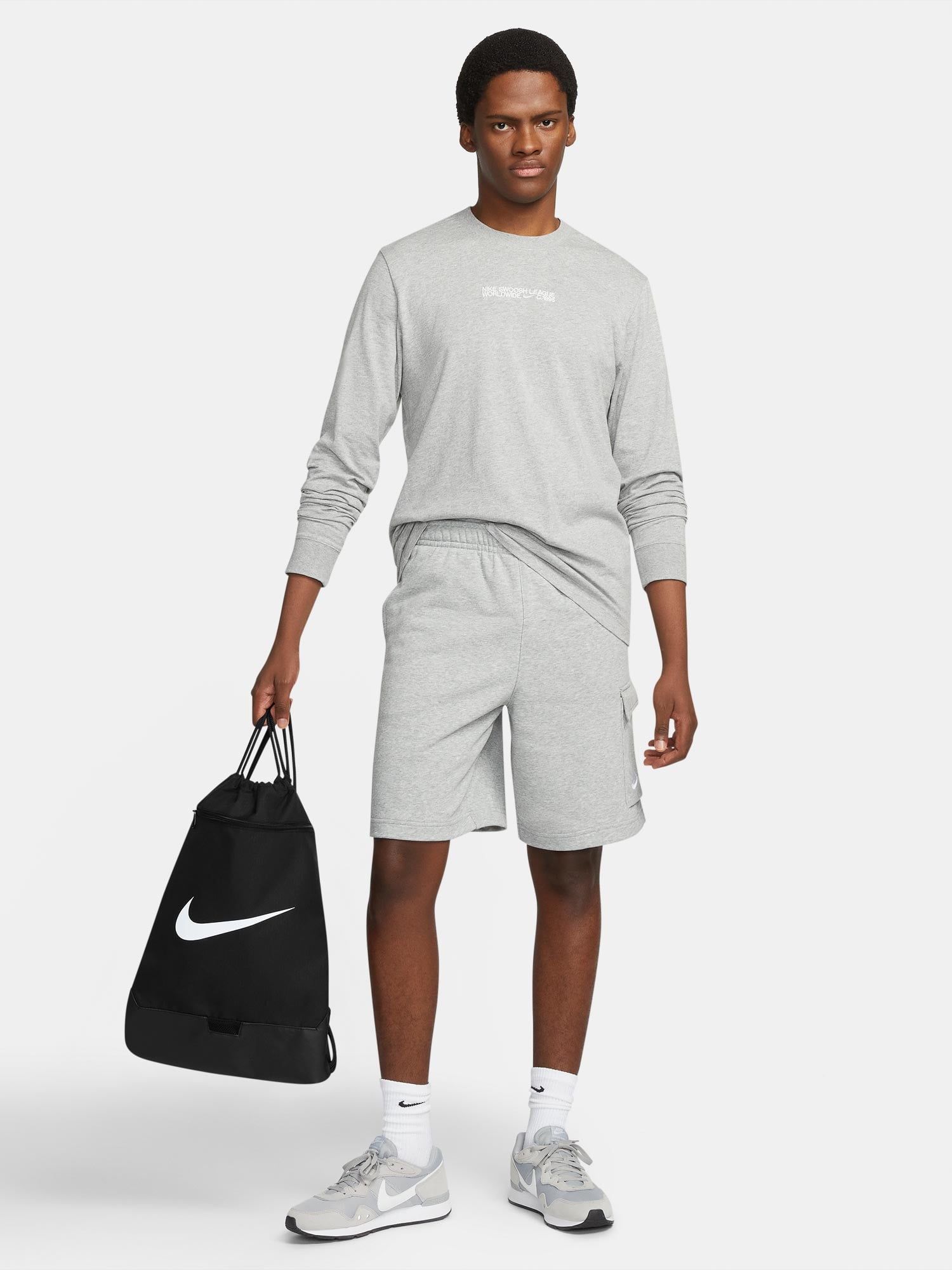 NIKE Мешка NK BRSLA DRAWSTRNG - 9 1\/2 18L