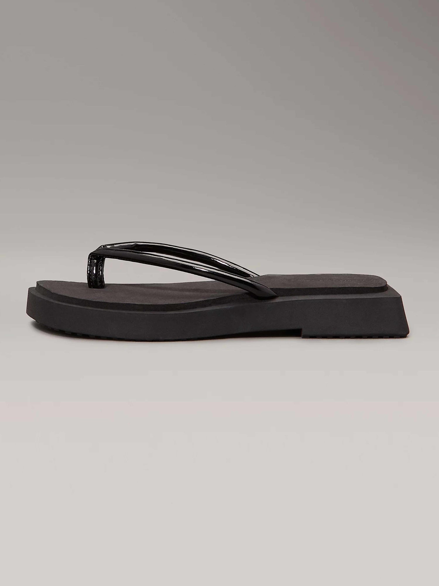 Calvin Klein Jeans Джапанки SQ LOW WEDGE SANDAL STITCH