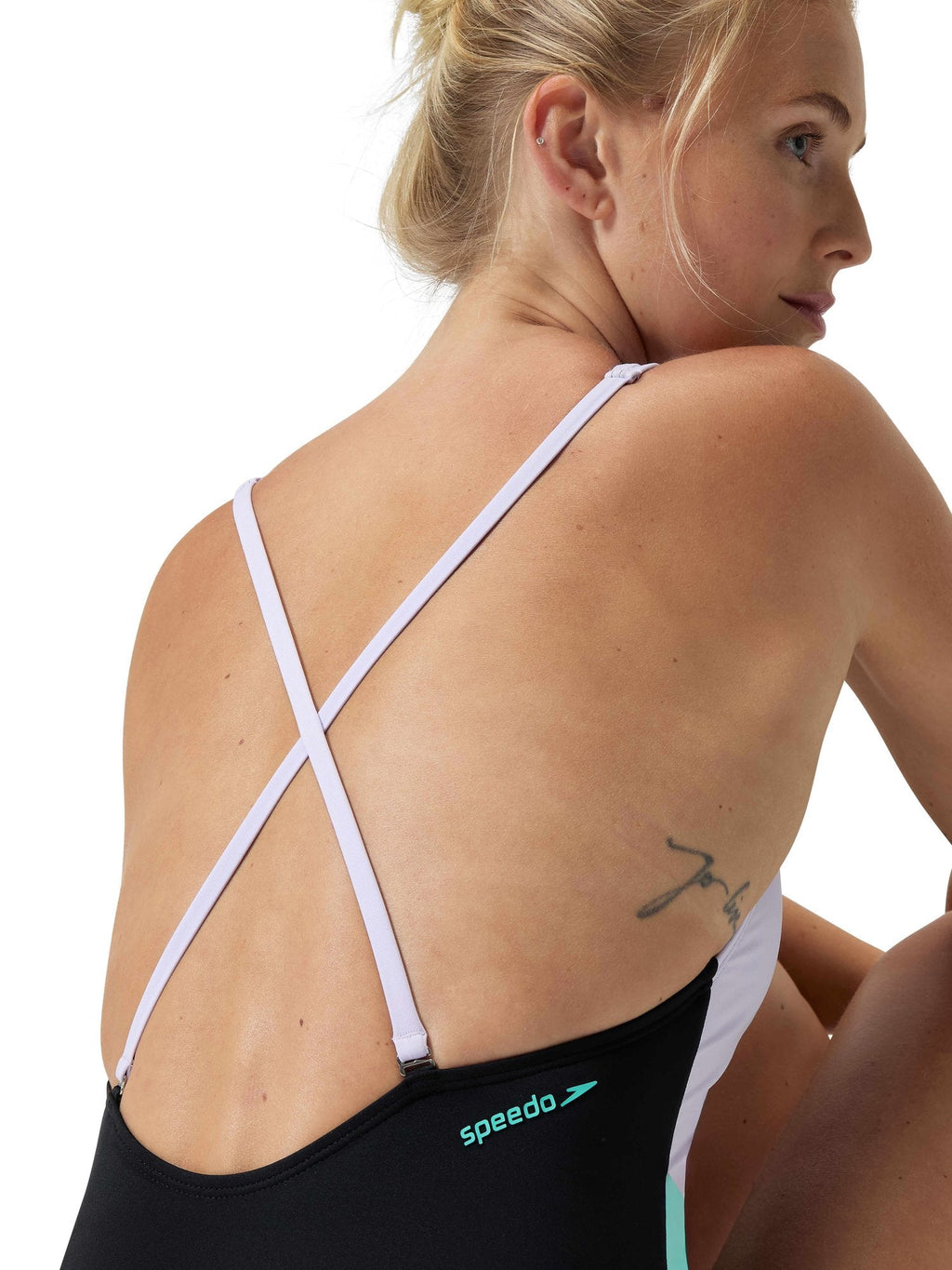 SPEEDO Цял бански COLORBLOCK CONVERTIBLE