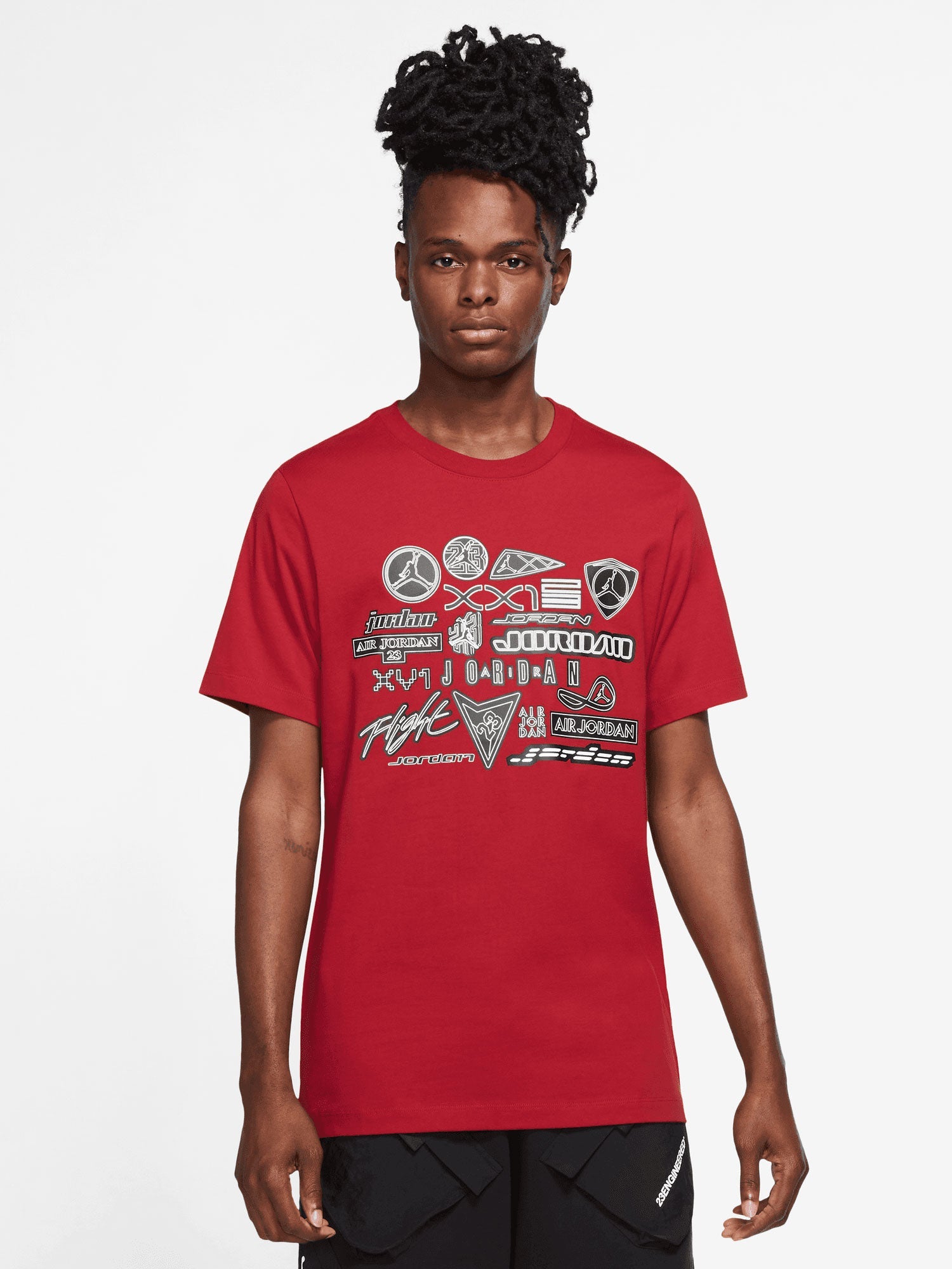 JORDAN Тениска M J BRAND GFX SS CREW 4